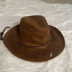 Minnetonka Aussie hat size Small waterproof genuine leather
